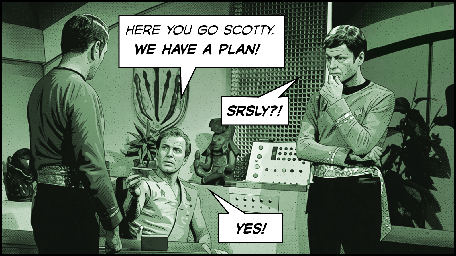 Kirk Commits To The Plan